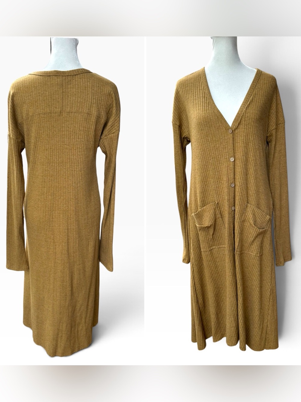 By Together Ribbed Cardigan Duster | Women’s Size Large